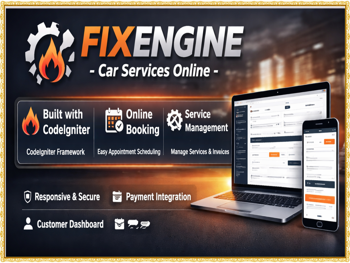FixEngine – Car Service & Repair Manage
